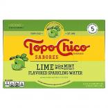 Topo Chico - Lime w/mint Seltzer 0