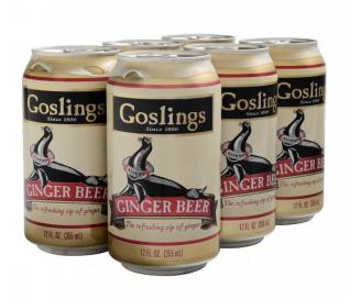 Goslings - Ginger Beer (6 pack 12oz cans) (6 pack 12oz cans)